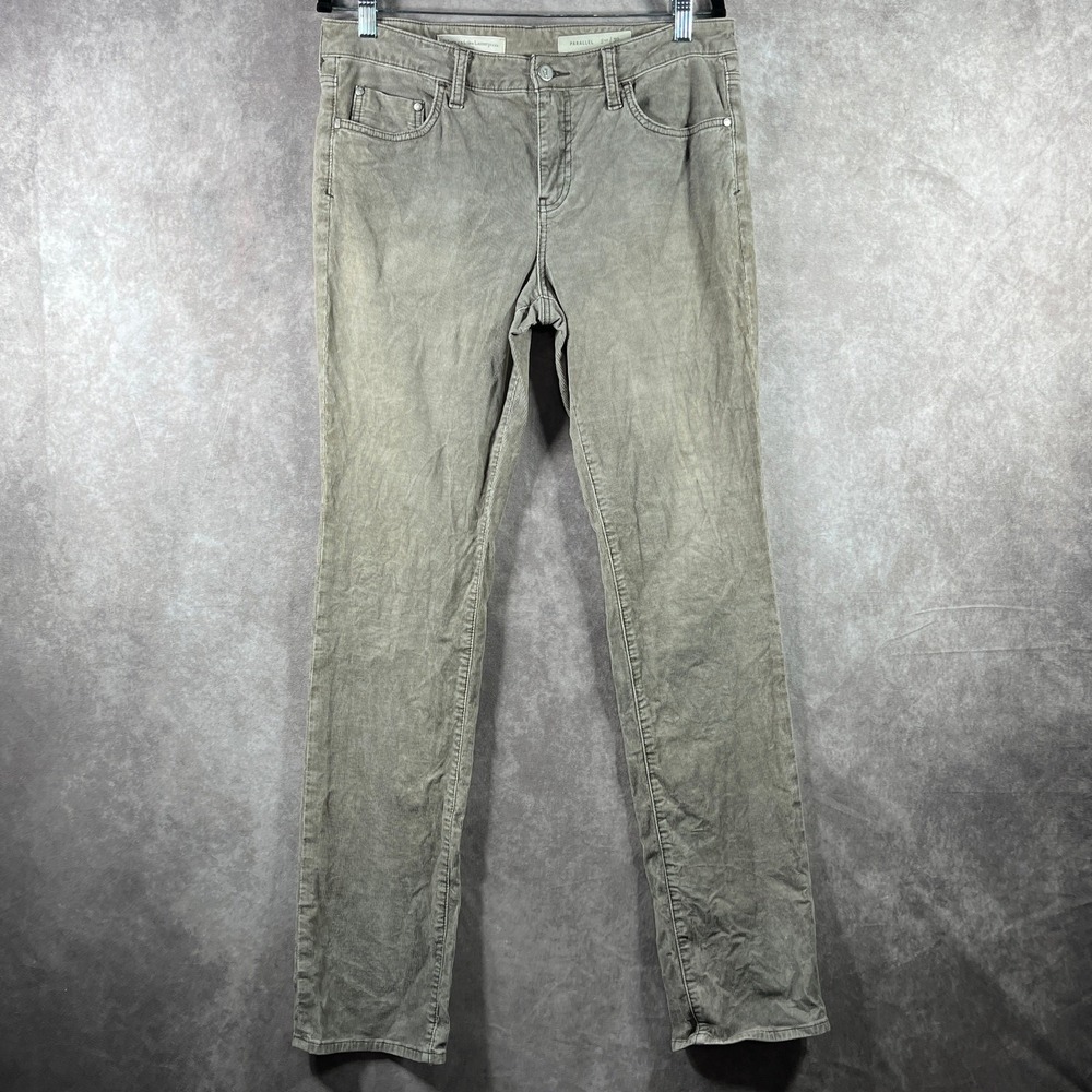 Anthropologie Pilcro And Letterpress Parallel Pants Womens 30 Beige Corduroy‎